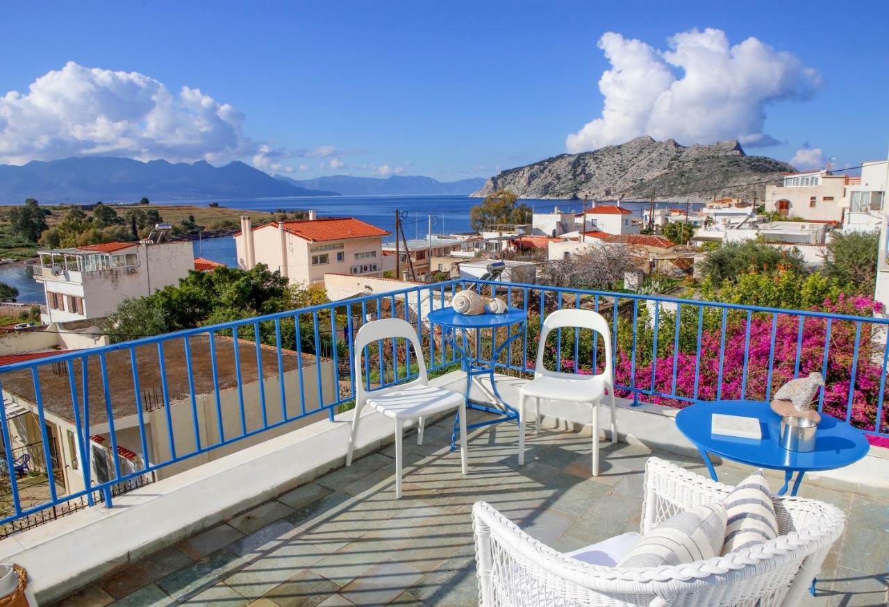 Villa Aeginia 1- Breathtaking Sea View House In Perdika Exterior foto